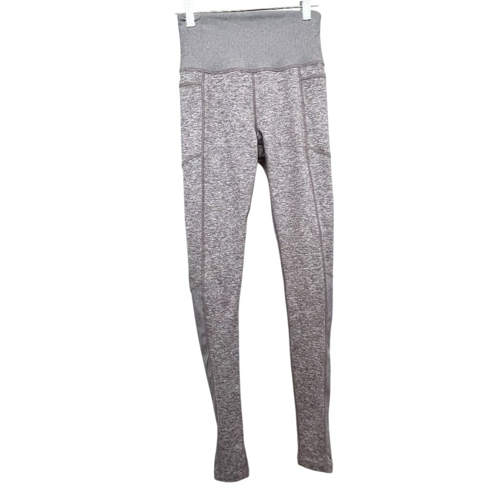 Athleta | Exhale Heel Tight Stash Pocket Lavender Size XS